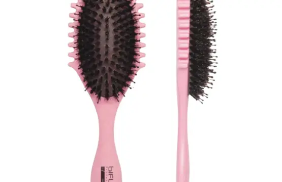 Bifull Cepillo Hula Curly Method Rosa